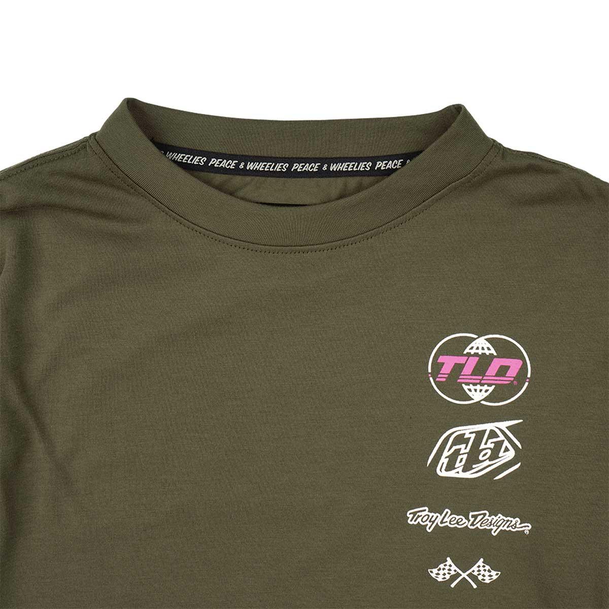 Troy Lee Designs Skyline Ride Long Sleeve Tee Kids' in Worldwide Caper